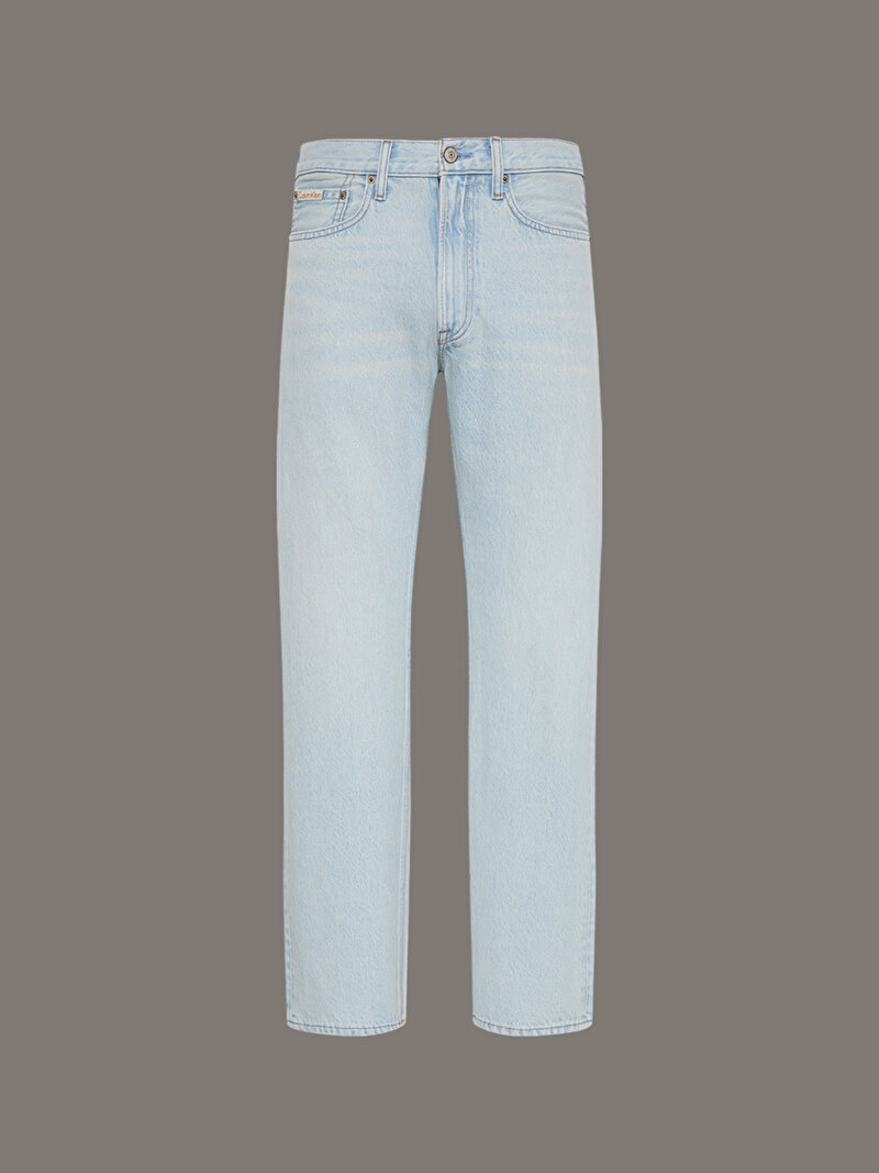 Calvin Klein Mavi Renkli Erkek Standart Straight Jean Pantolon