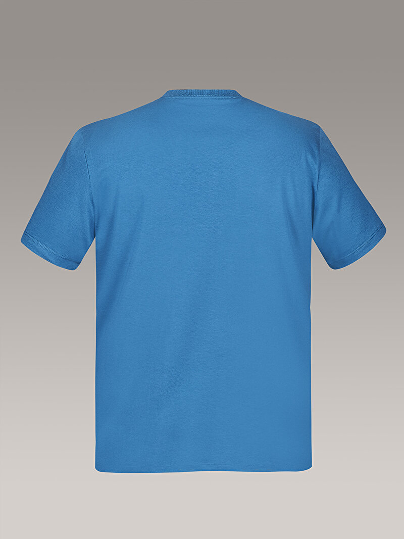 Calvin Klein Mavi Renkli Erkek 30s Eu Sp Outline T-shirt