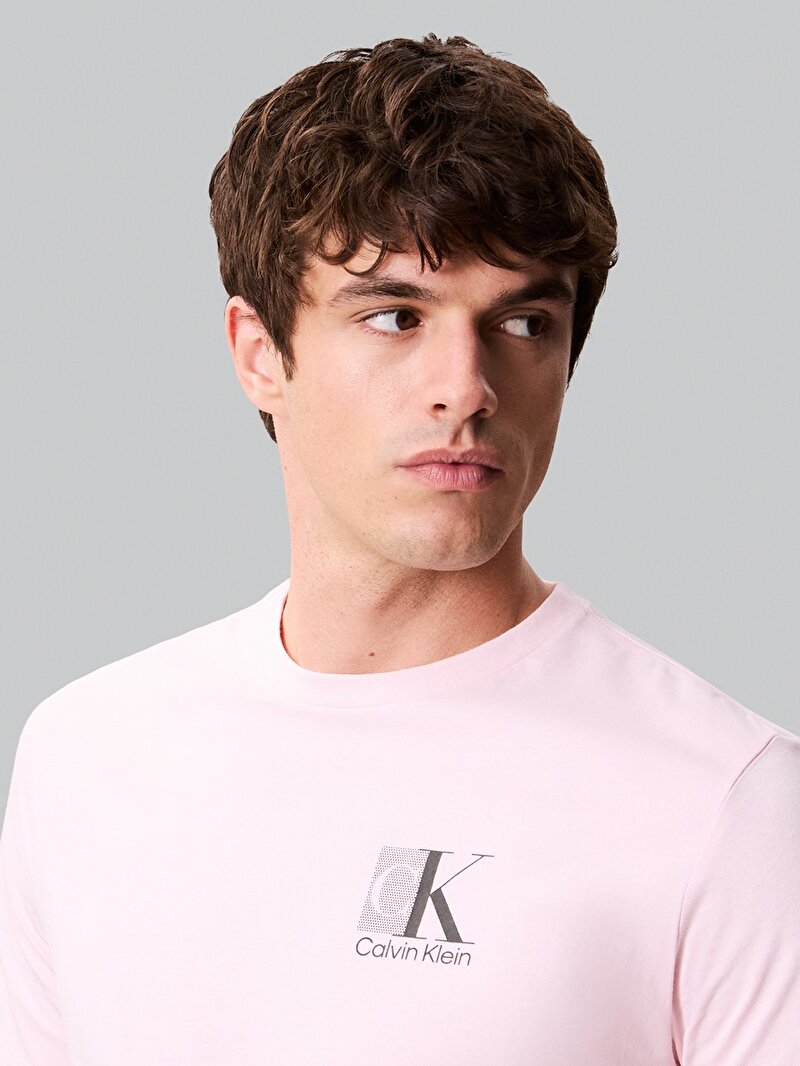Calvin Klein Beyaz Renkli Erkek 30s T-shirt