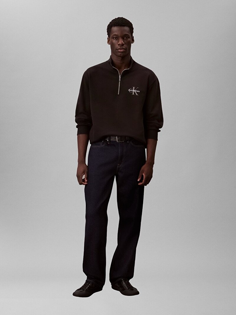 Calvin Klein Siyah Renkli Erkek Eu 350 Terry Sweatshirt
