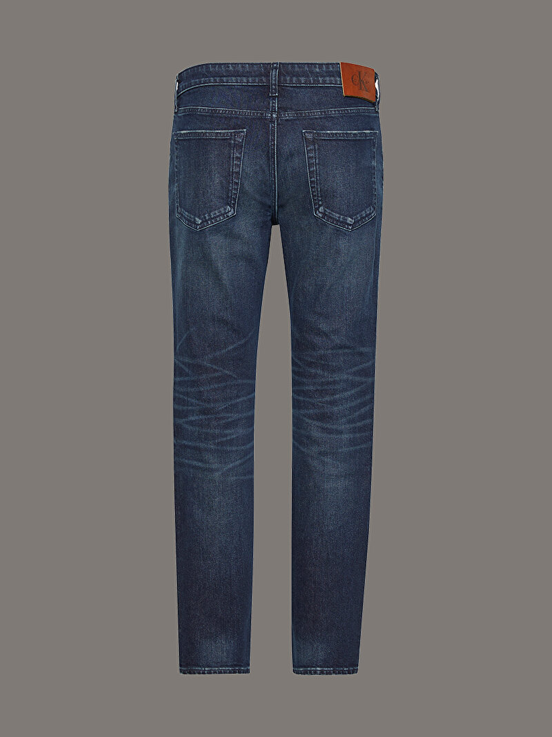 Calvin Klein Lacivert Renkli Erkek Slim Deep Dusk Jean Pantolon