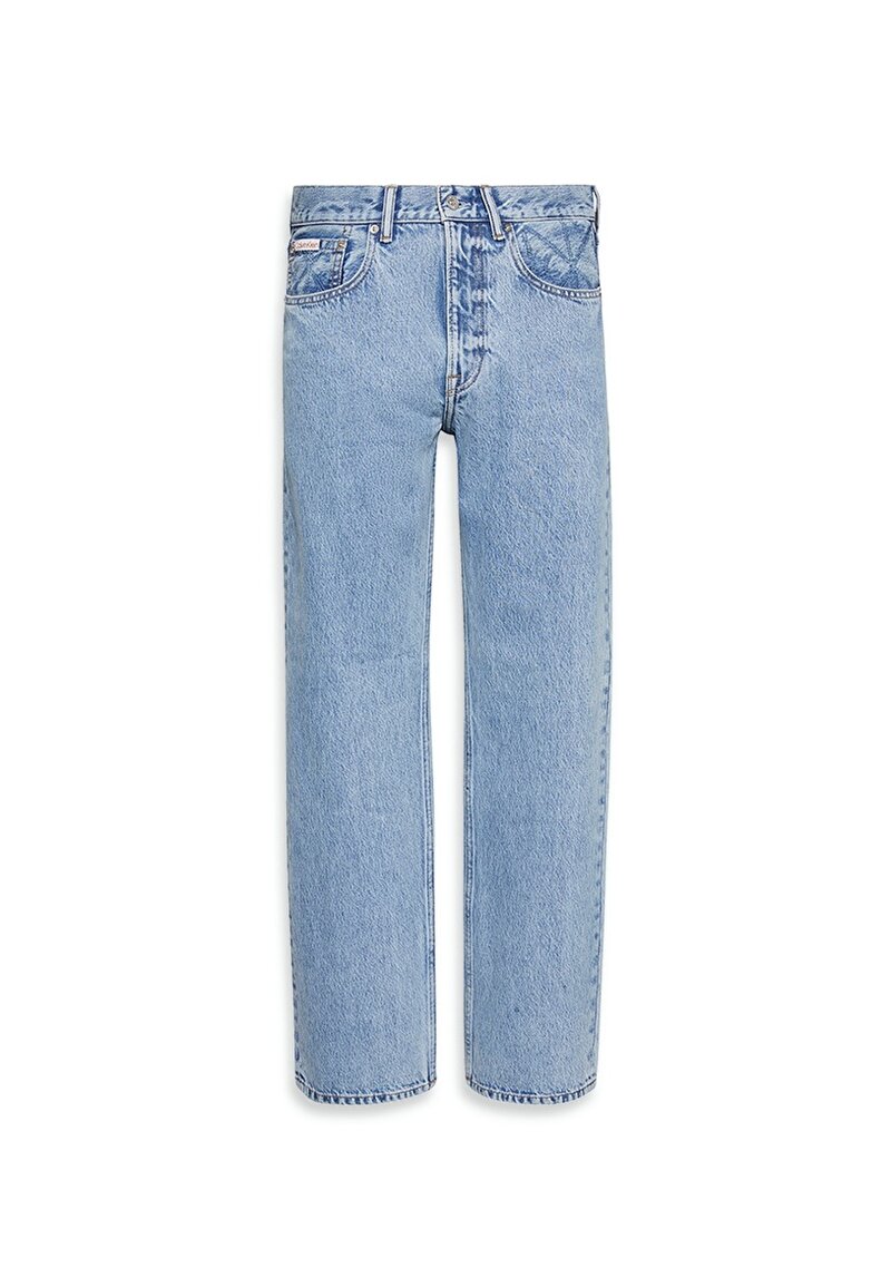 Calvin Klein Mavi Renkli Erkek 90s Straight Jean Pantolon
