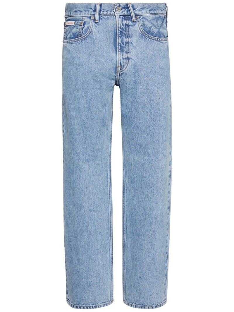 Calvin Klein Mavi Renkli Erkek 90s Straight Jean Pantolon