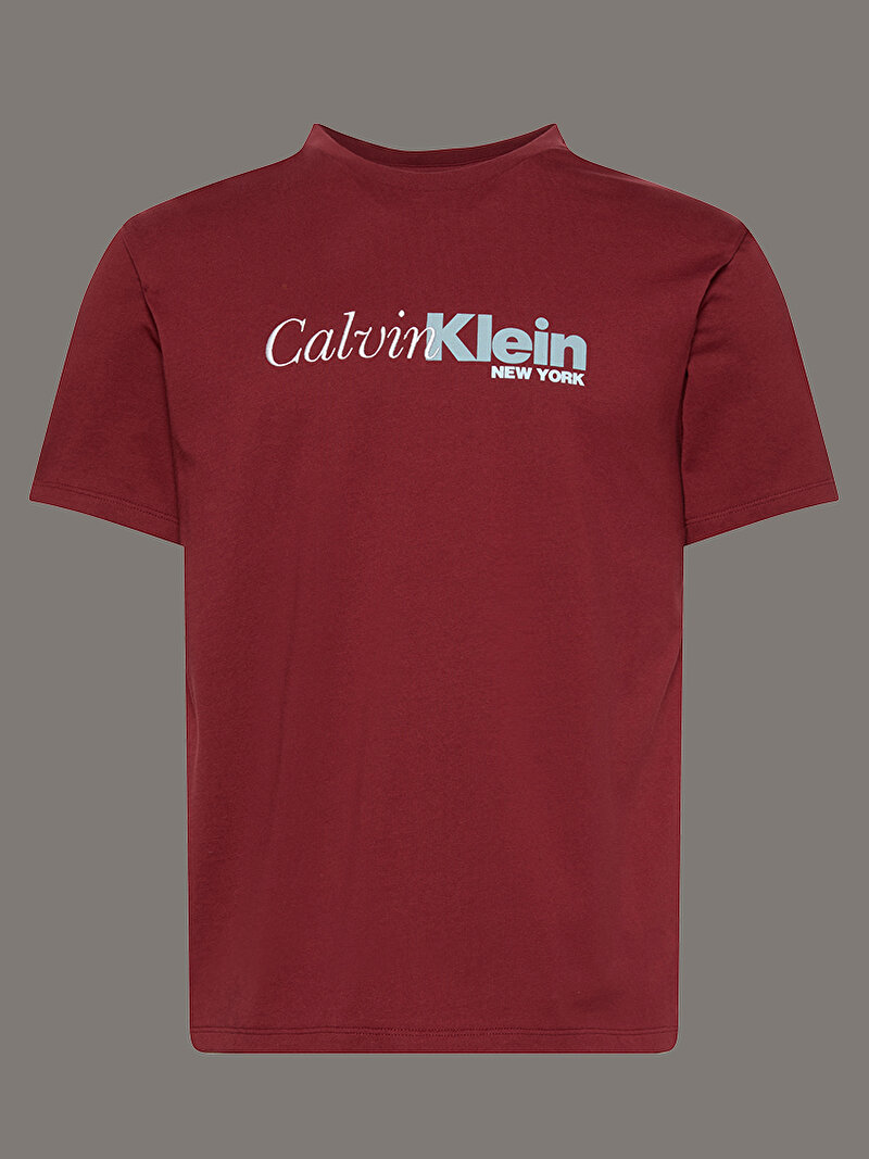 Calvin Klein Kırmızı Renkli Erkek 20s Calvin T-shirt