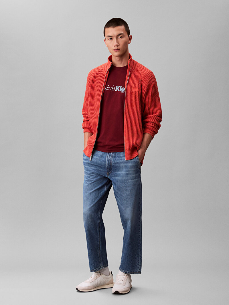 Calvin Klein Kırmızı Renkli Erkek 20s Calvin T-shirt