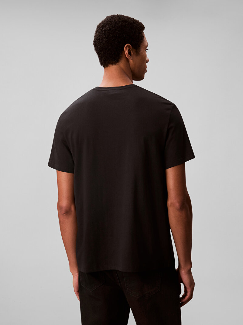 Calvin Klein Siyah Renkli Erkek 20s Calvin T-shirt