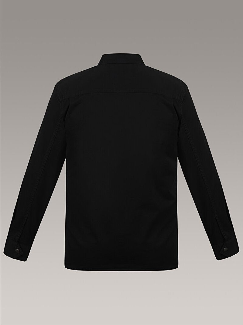 Calvin Klein Siyah Renkli Erkek Utility Relaxed Gömlek