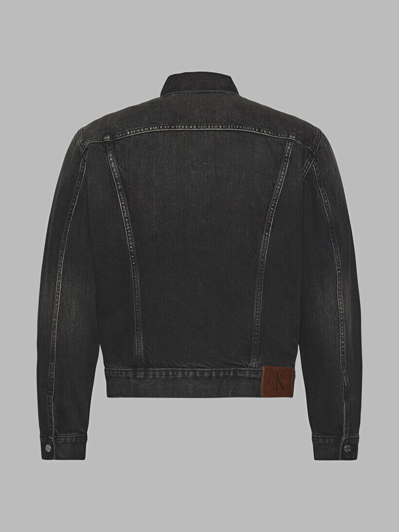 Calvin Klein Siyah Renkli Erkek Klein Black Classic Denim Ceket