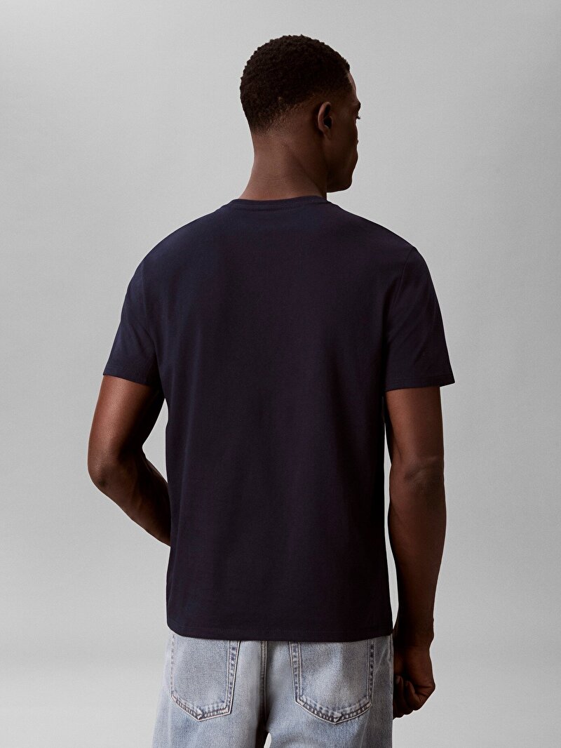 Calvin Klein Lacivert Renkli Erkek 30s T-shirt
