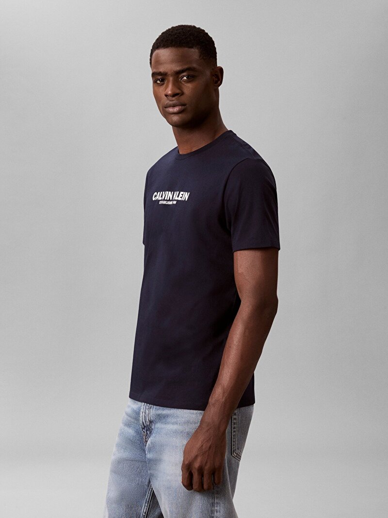 Calvin Klein Lacivert Renkli Erkek 30s T-shirt