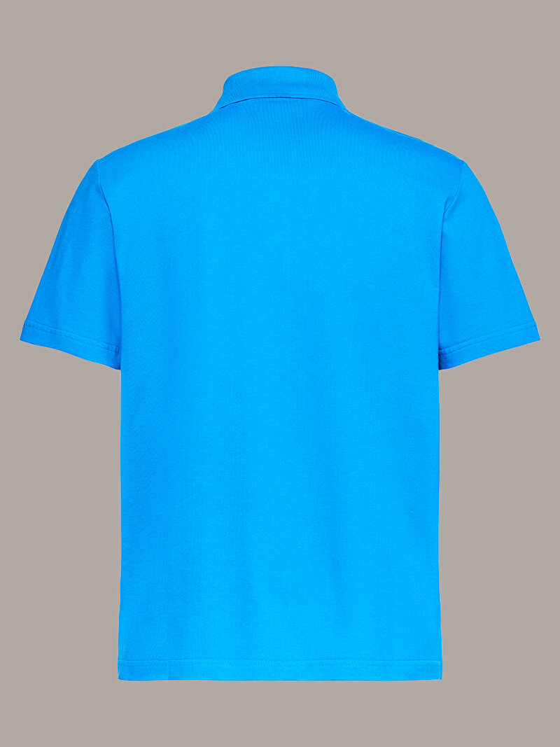 Calvin Klein Mavi Renkli Erkek Monologo Casual Polo T-shirt
