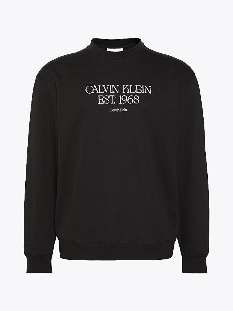 Calvin Klein Siyah Renkli Erkek Eu 350 Terry 19968 Nyc Sweatshirt