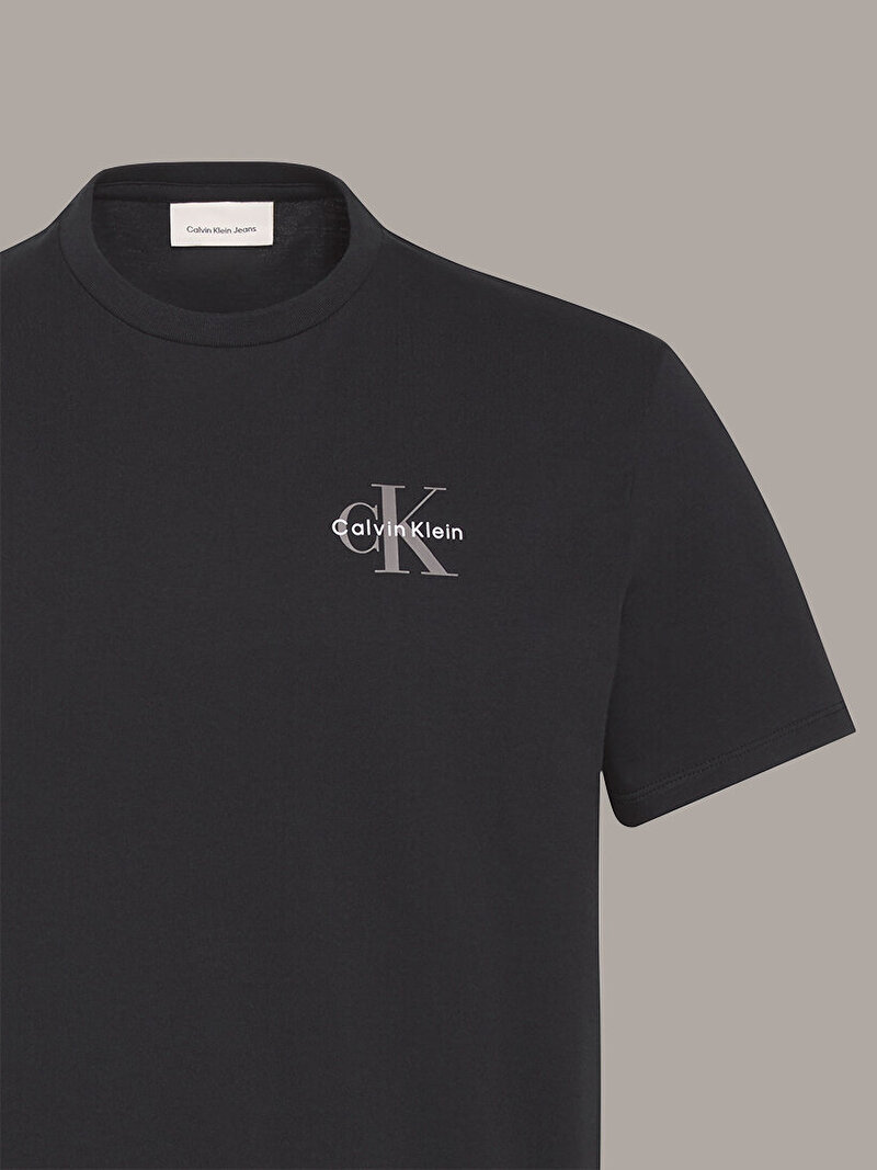Calvin Klein Siyah Renkli Erkek 30s Classic Micro T-shirt