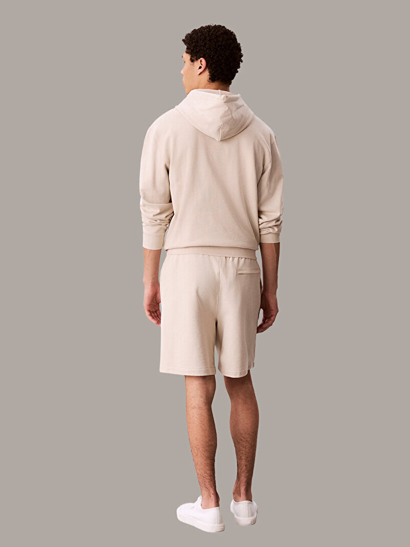 Calvin Klein Beyaz Renkli Erkek EU 350 Terry Badge Şort