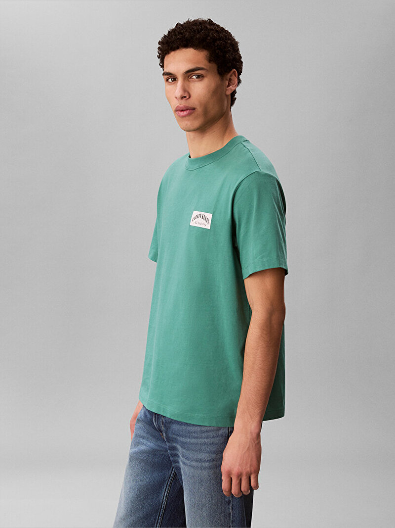 Calvin Klein Yeşil Renkli Erkek 20s Easy T-shirt