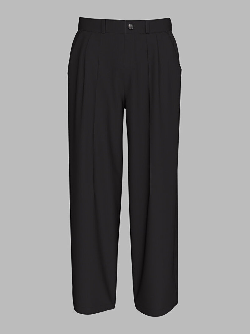 Calvin Klein Siyah Renkli Erkek Washed Comfort Cotton Pantolon
