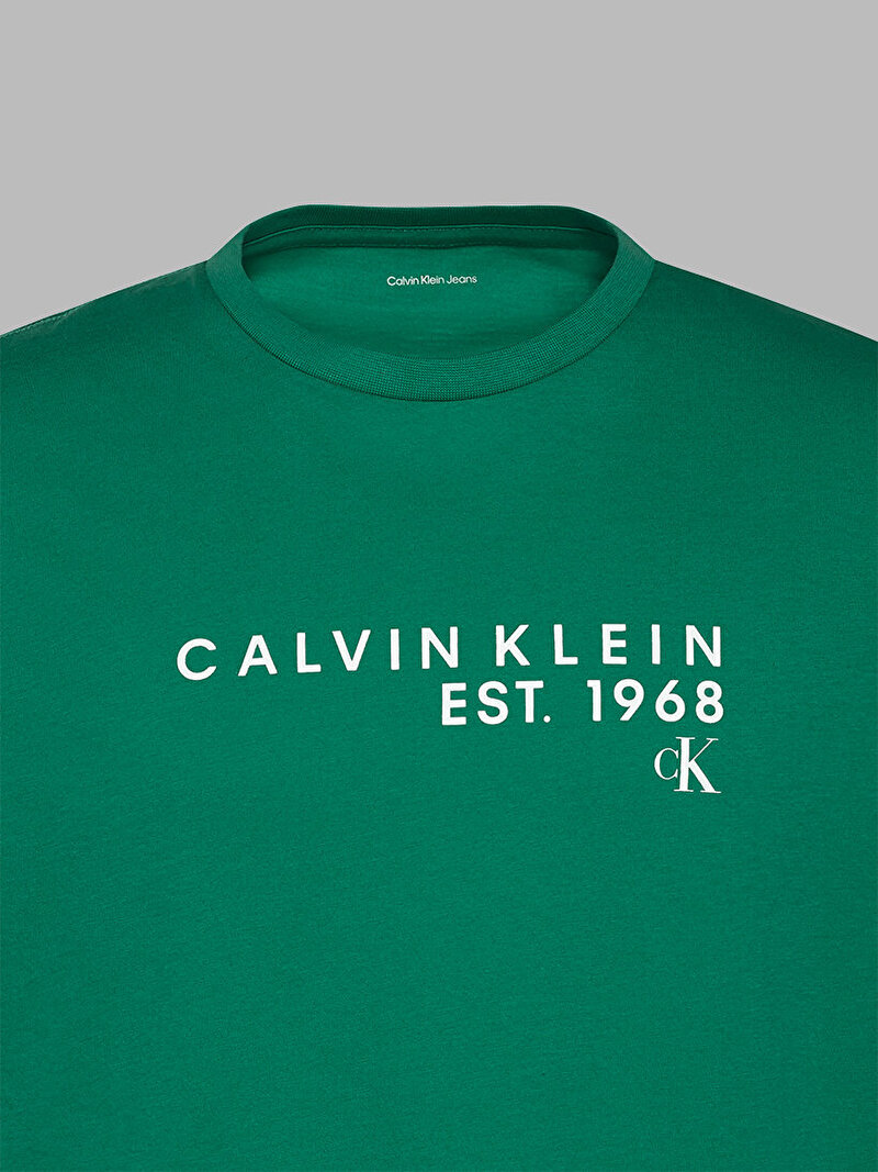 Calvin Klein Yeşil Renkli Erkek 30s Eu T-shirt