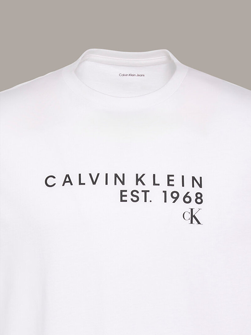 Calvin Klein Beyaz Renkli Erkek 30s Wholesale T-shirt