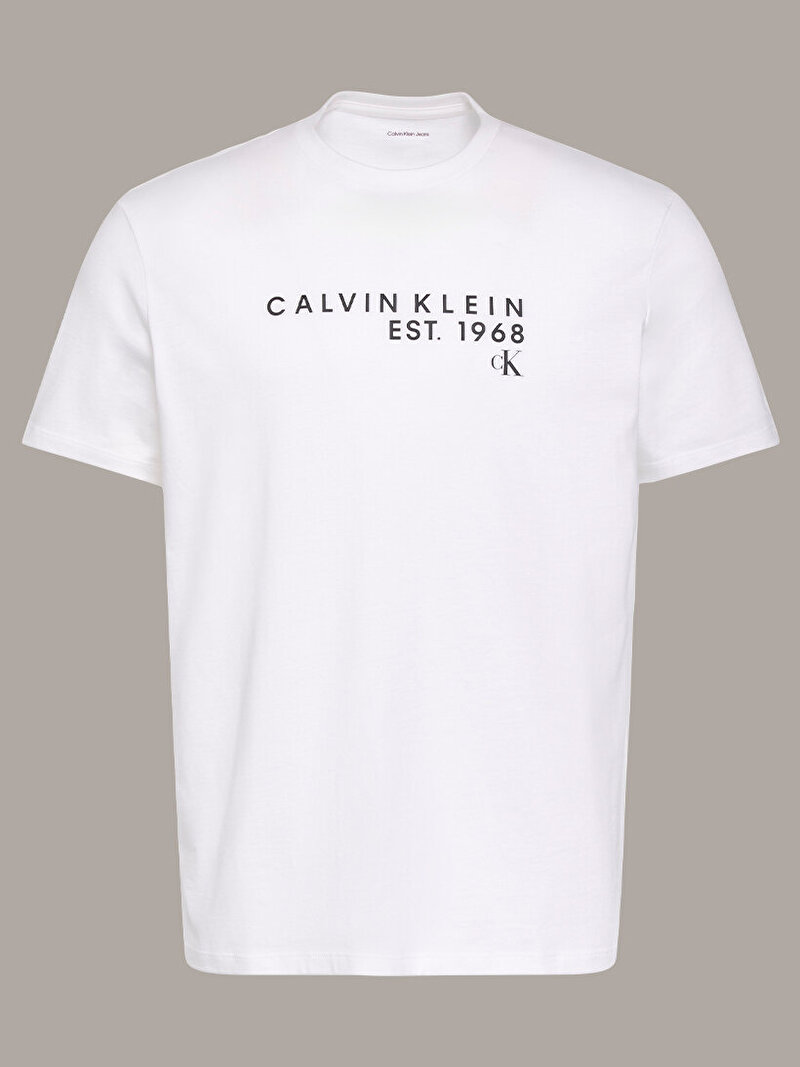 Calvin Klein Beyaz Renkli Erkek 30s Wholesale T-shirt