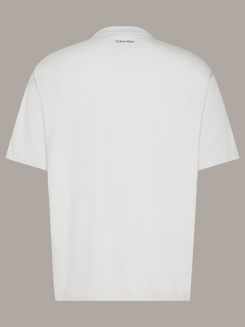 Calvin Klein Beyaz Renkli Erkek 16s Calvin Klein T-shirt