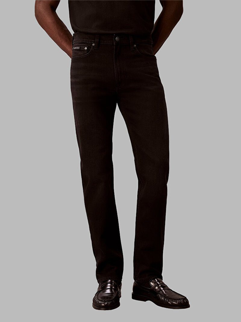 Calvin Klein Siyah Renkli Erkek Slim Straight Wall Jean Pantolon