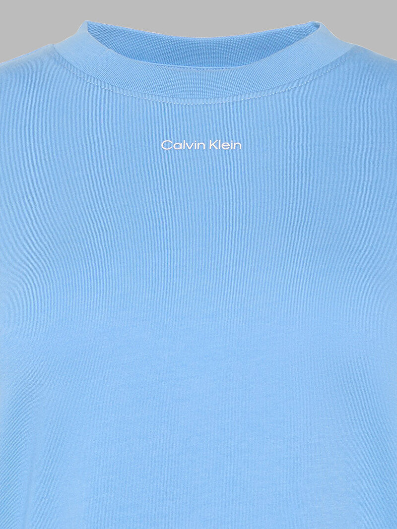 Calvin Klein Mavi Renkli Kadın 20s Classic Logo T-shirt