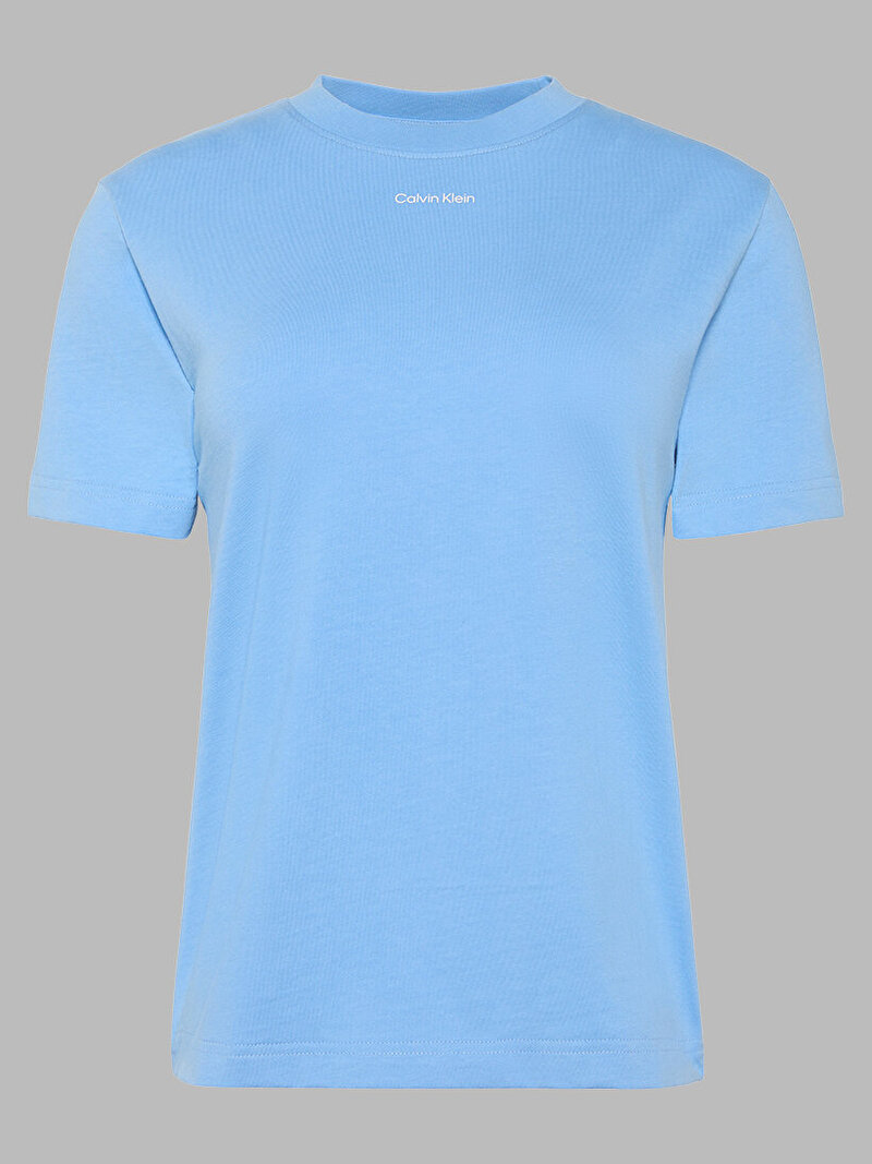 Calvin Klein Mavi Renkli Kadın 20s Classic Logo T-shirt