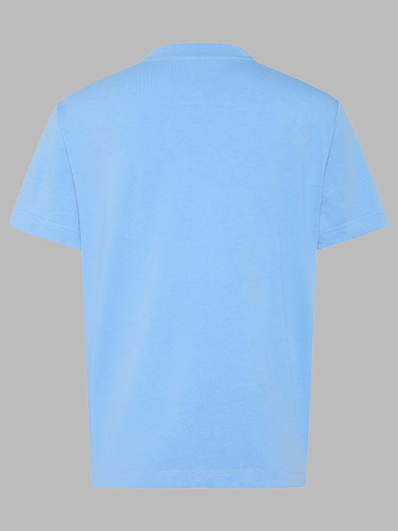 Calvin Klein Mavi Renkli Kadın 20s Classic Logo T-shirt