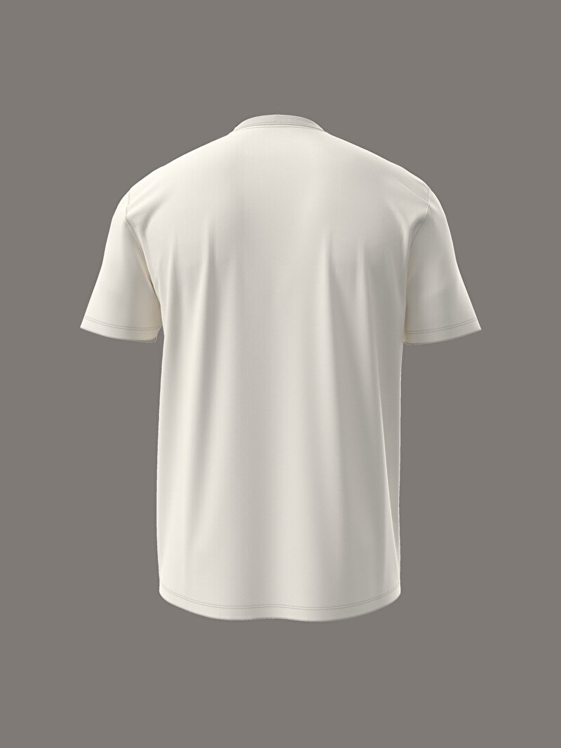 Calvin Klein Beyaz Renkli Erkek 30s T-shirt