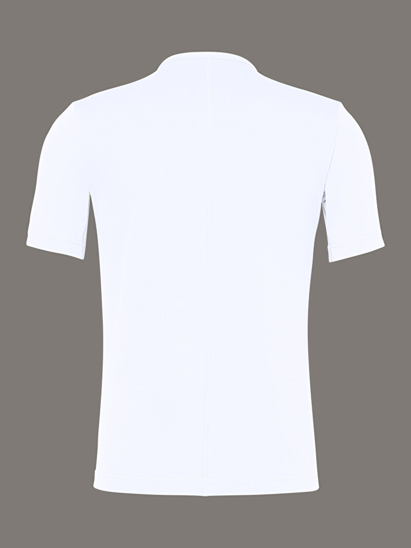 Calvin Klein Beyaz Renkli Erkek T-shirt 