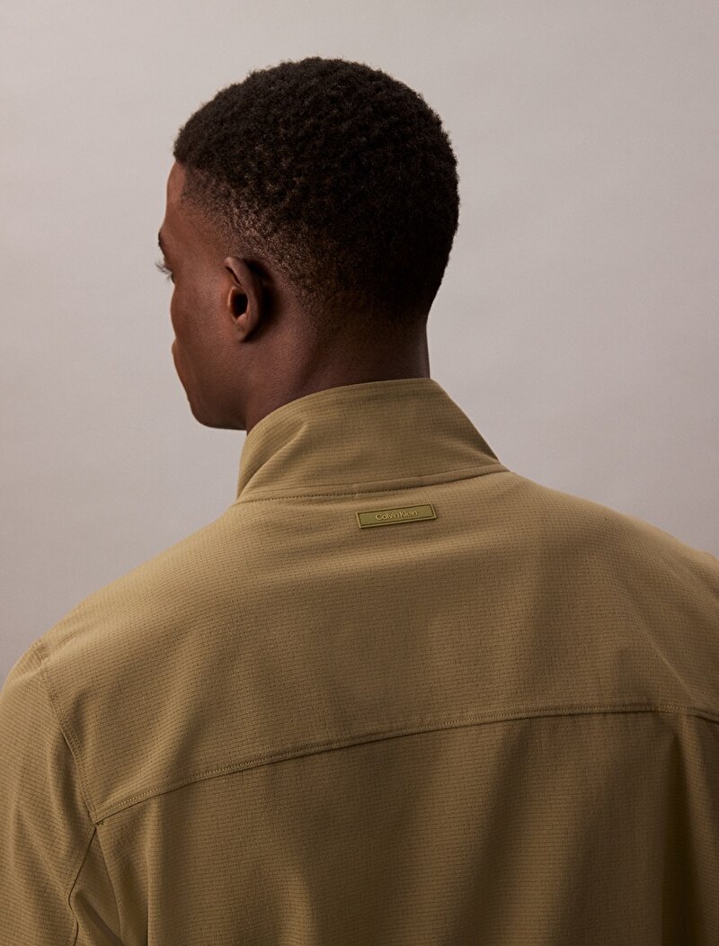 Calvin Klein Yeşil Renkli Erkek Rüzgarlik Ceket