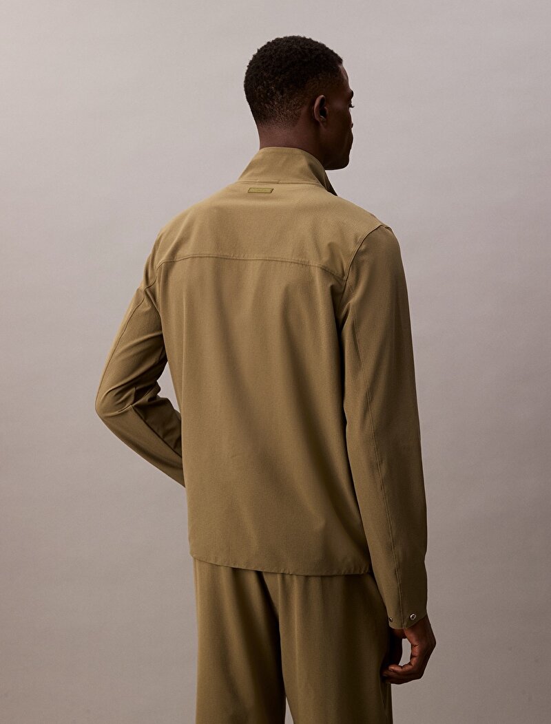 Calvin Klein Yeşil Renkli Erkek Rüzgarlik Ceket