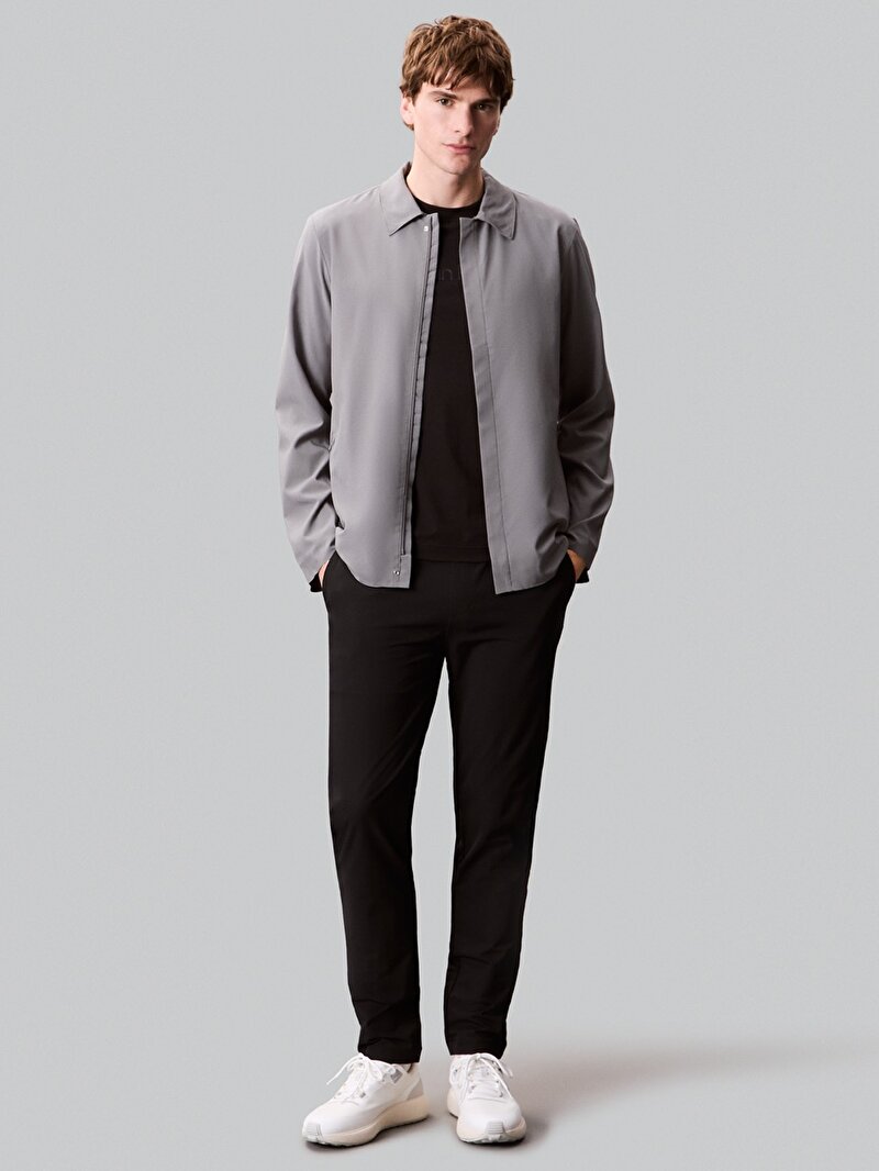 Calvin Klein Gri Renkli Erkek Rüzgarlik Ceket