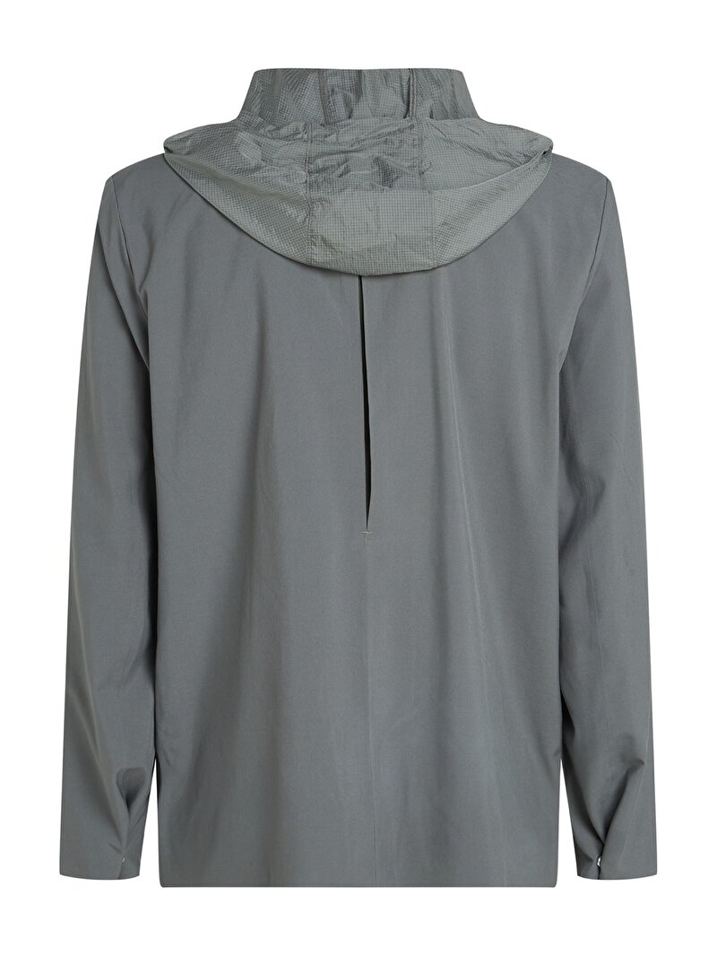 Calvin Klein Gri Renkli Erkek Rüzgarlik Ceket