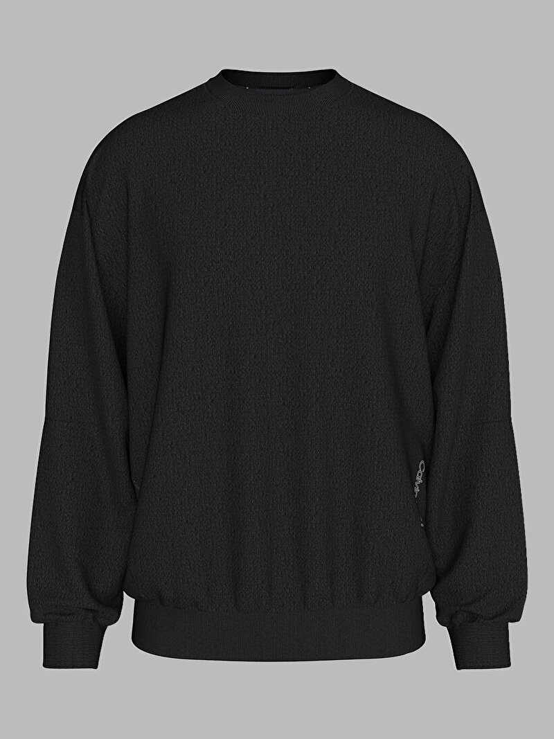 Calvin Klein Siyah Renkli Erkek Pullover Sweatshirt