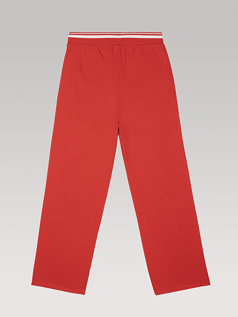 Calvin Klein Kırmızı Renkli Kadın Straight Leg Eşofman Altı