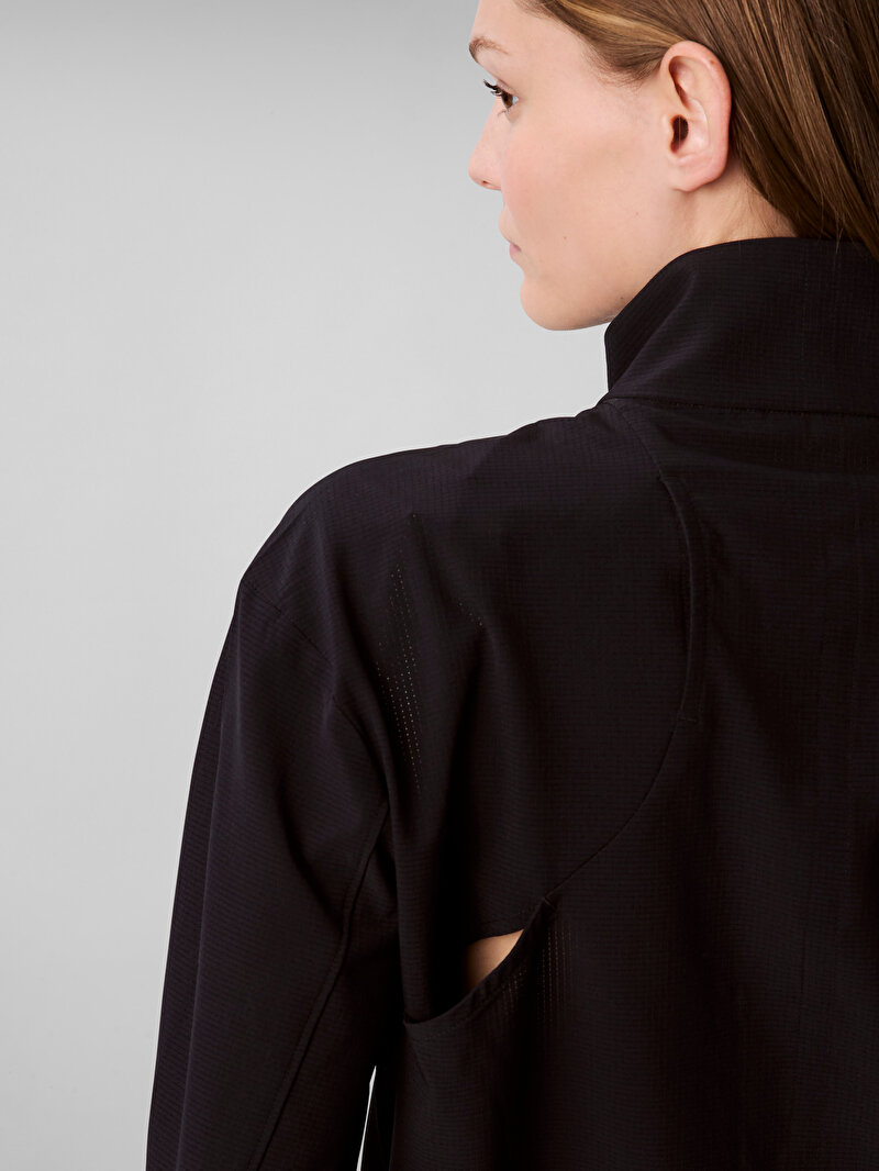 Calvin Klein Siyah Renkli Kadın Woven Ceket