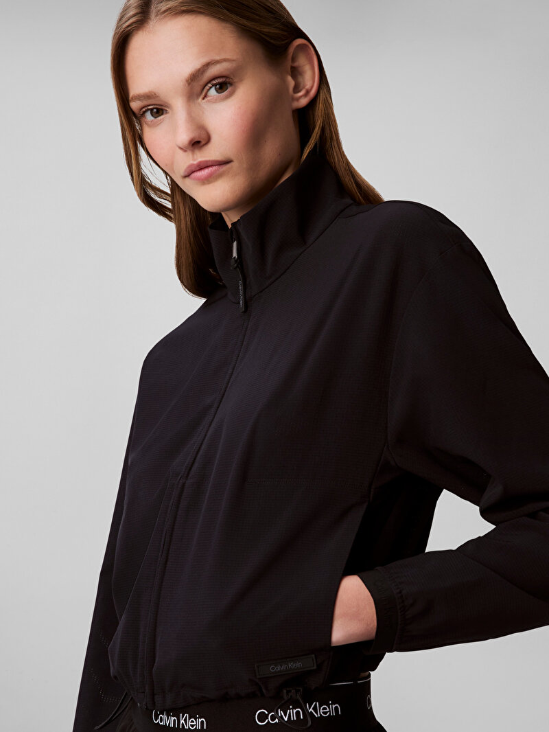 Calvin Klein Siyah Renkli Kadın Woven Ceket