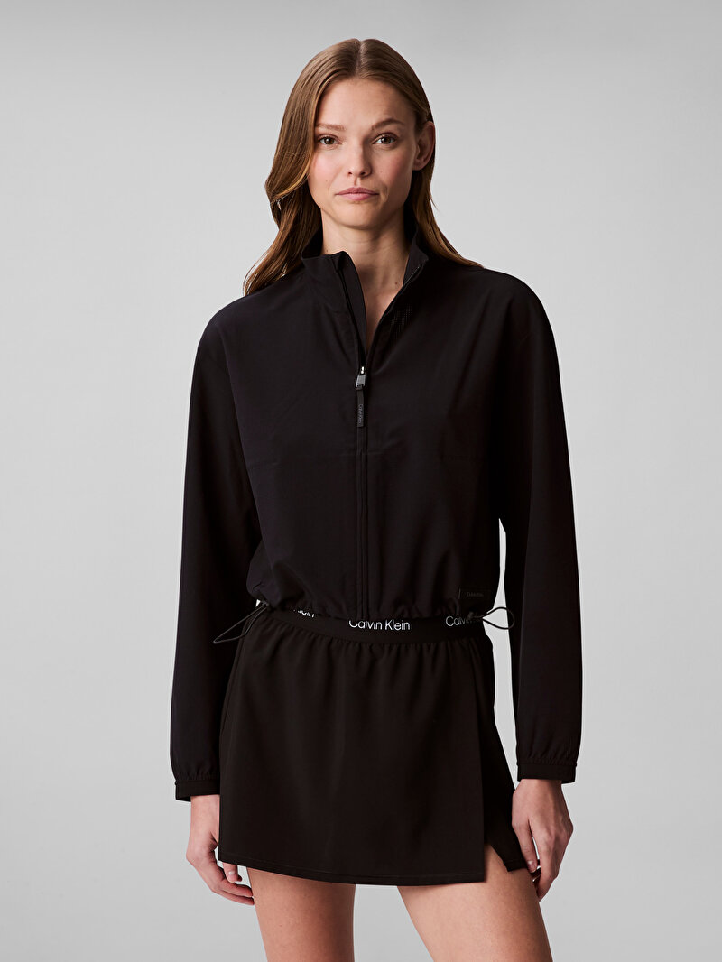 Calvin Klein Siyah Renkli Kadın Woven Ceket