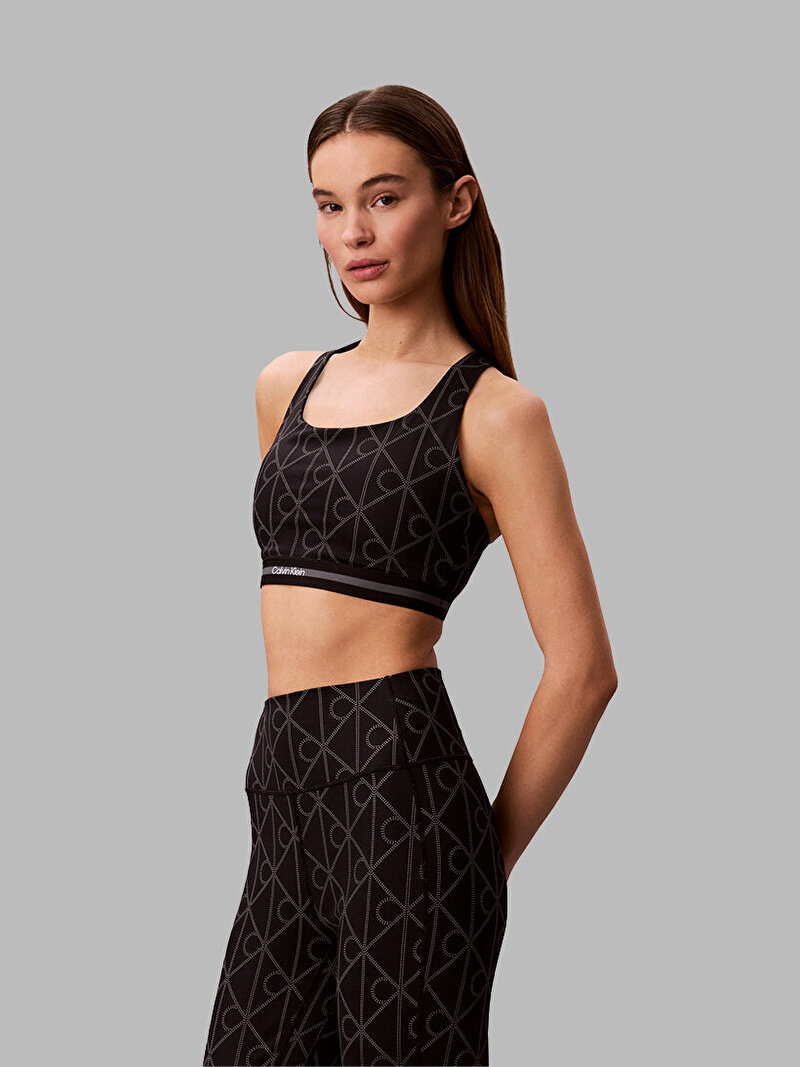 Calvin Klein Siyah Renkli Kadın Icon Sport Medium Sütyen