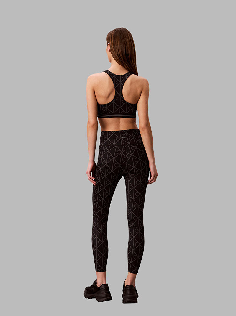 Calvin Klein Siyah Renkli Kadın Icon Sport Printed Tayt