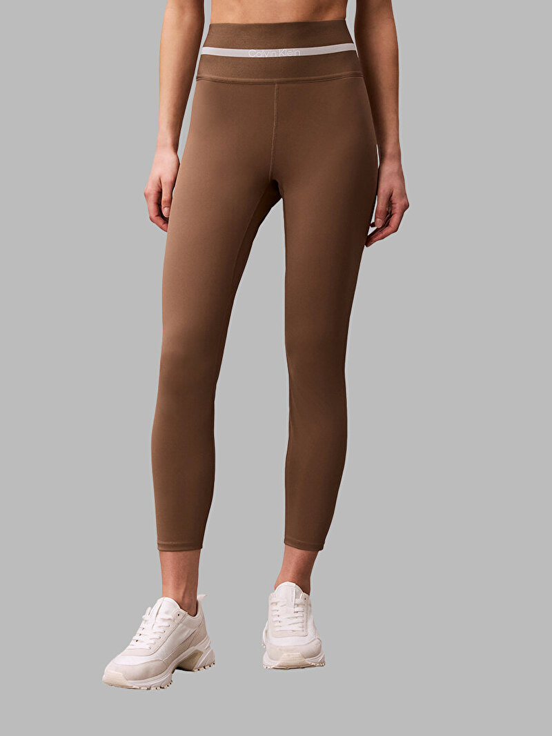 Calvin Klein Kahverengi Renkli Kadın Icon Sport Wide Tayt