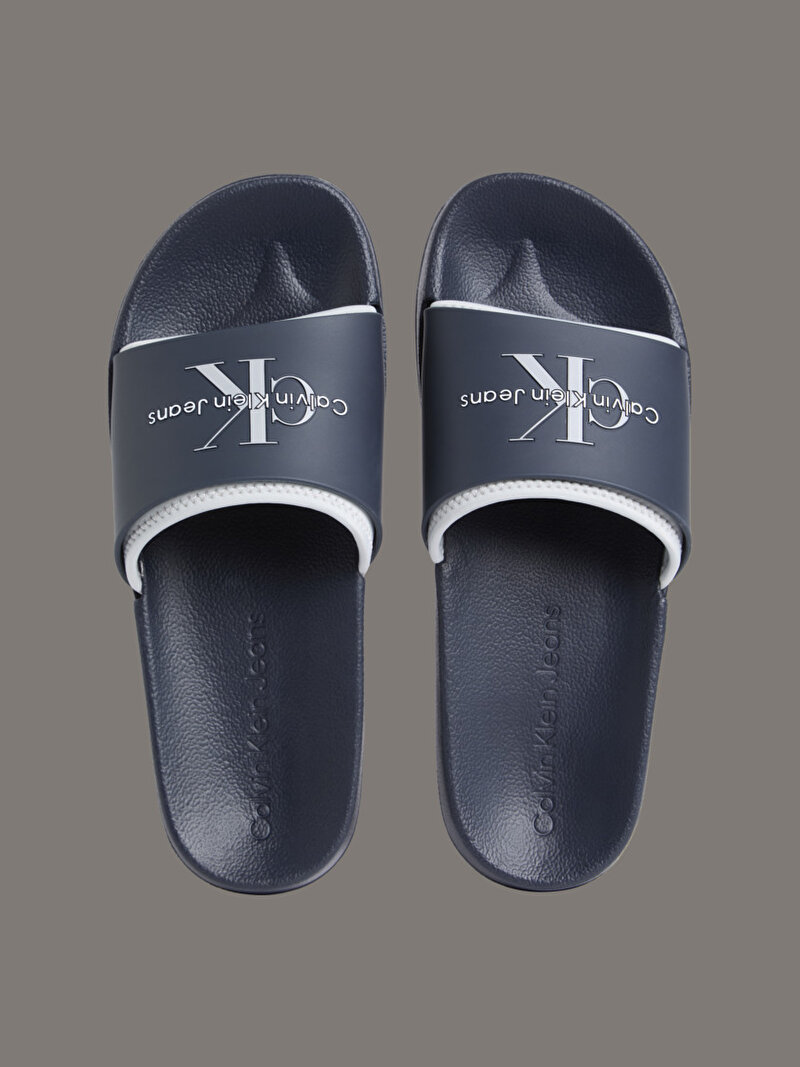 Calvin Klein Lacivert Renkli Erkek Rubber Neopren Terlik