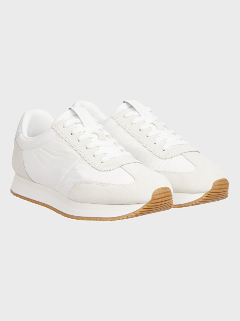 Calvin Klein Bej Renkli Erkek Retro Runner Sneaker