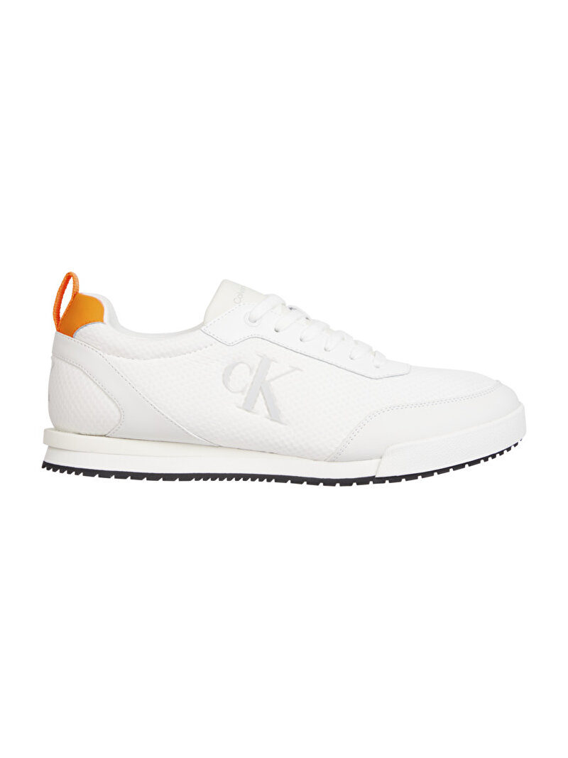 Calvin Klein Beyaz Renkli Erkek Low Profile Oversized Sneaker
