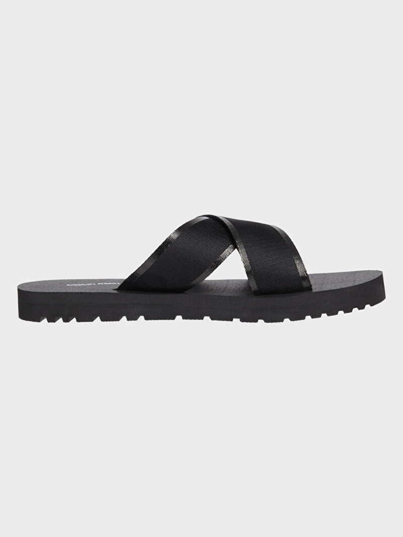 Calvin Klein Siyah Renkli Erkek Prefresato Criss Cros Terlik