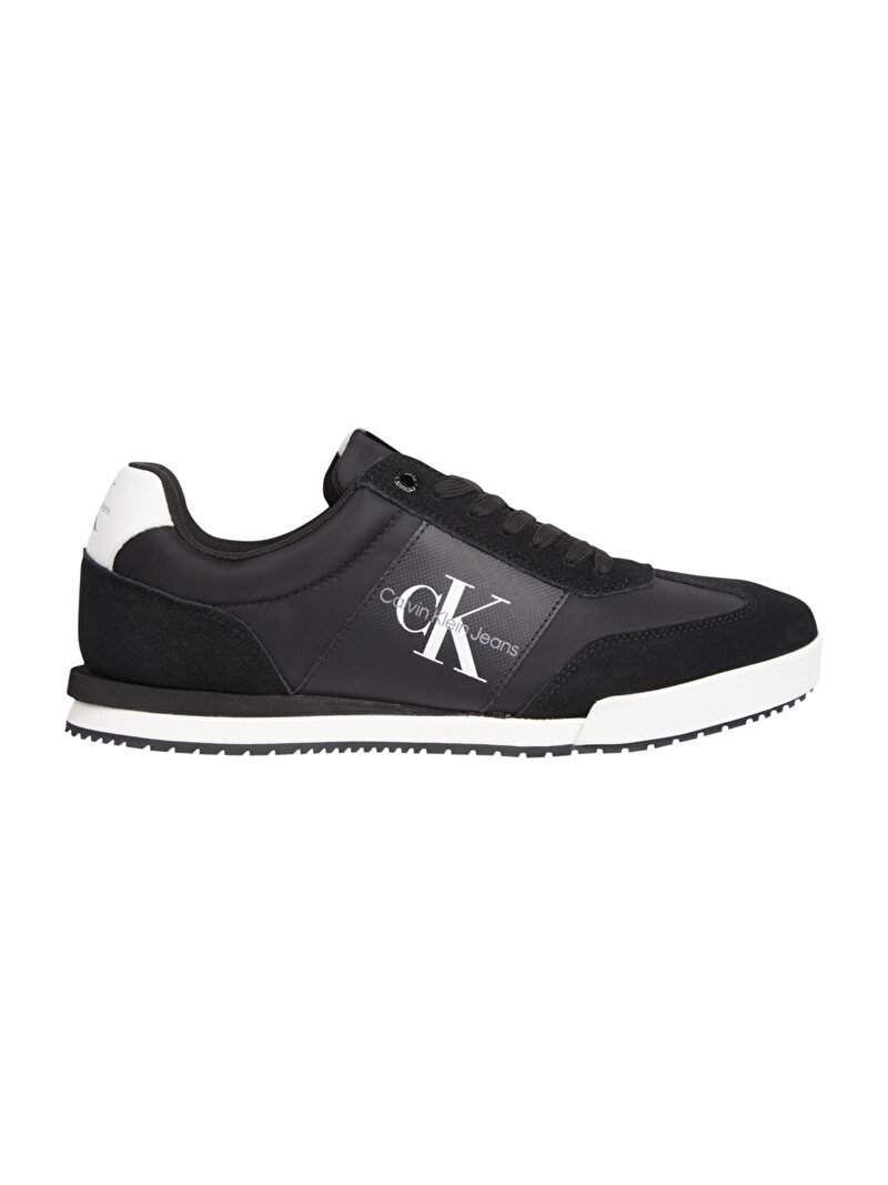 Calvin Klein Siyah Renkli Erkek Low Profile Monologo Sneaker