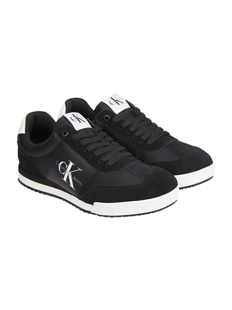 Calvin Klein Siyah Renkli Erkek Low Profile Monologo Sneaker