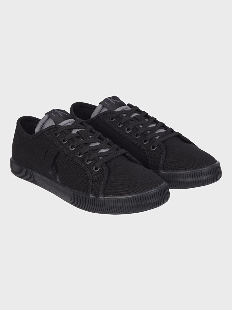 Calvin Klein Siyah Renkli Erkek Vulcanized Low Vintage Sneaker