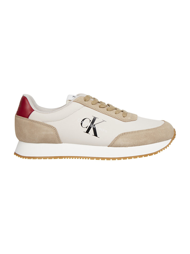 Calvin Klein Bej Renkli Erkek Retro Runner Sneaker